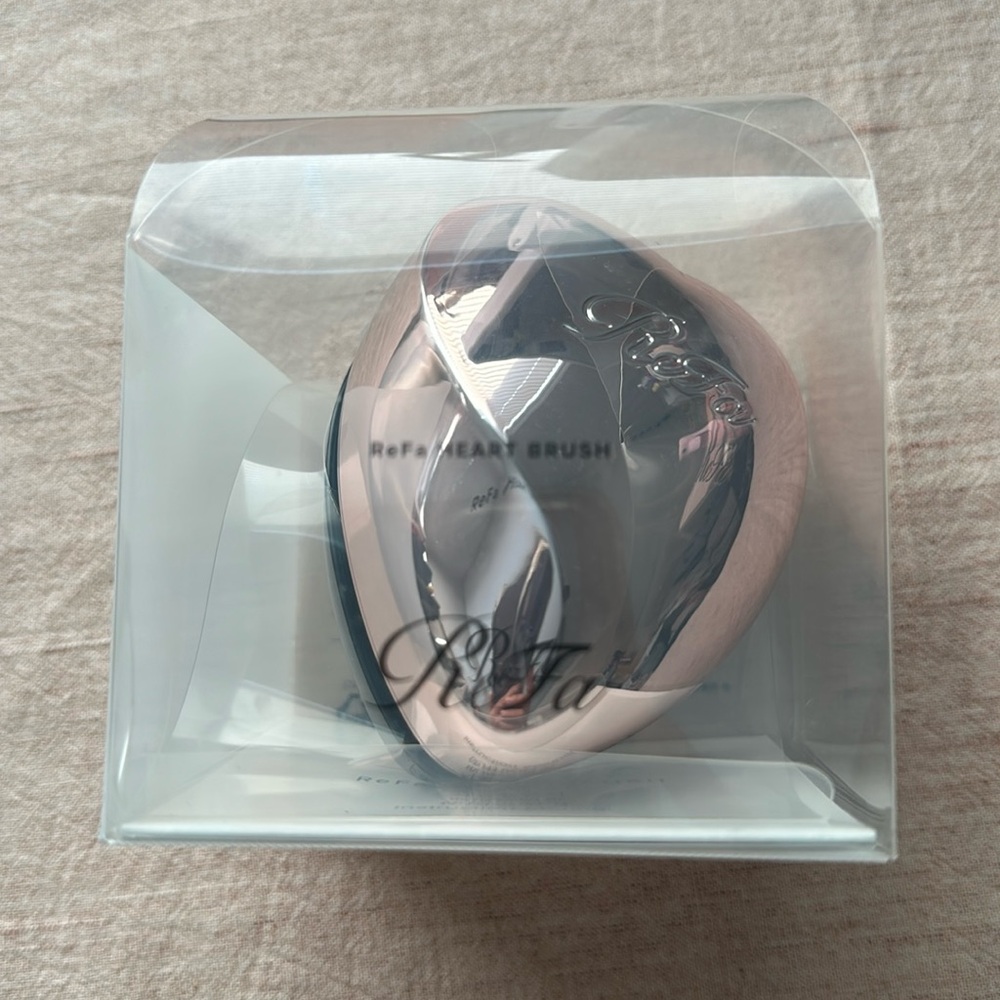 ReFa Heart Brush - Rose Gold Scalp & Hair Brush
